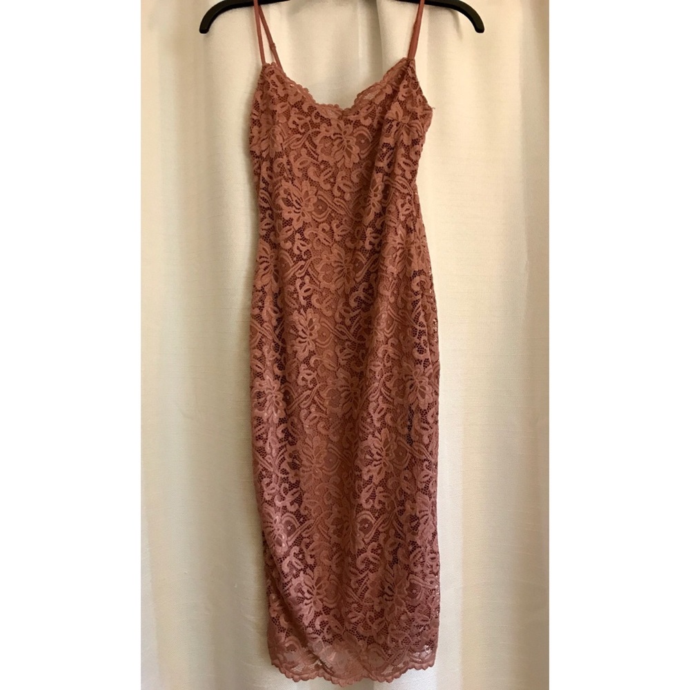 Mauve Lace Dress